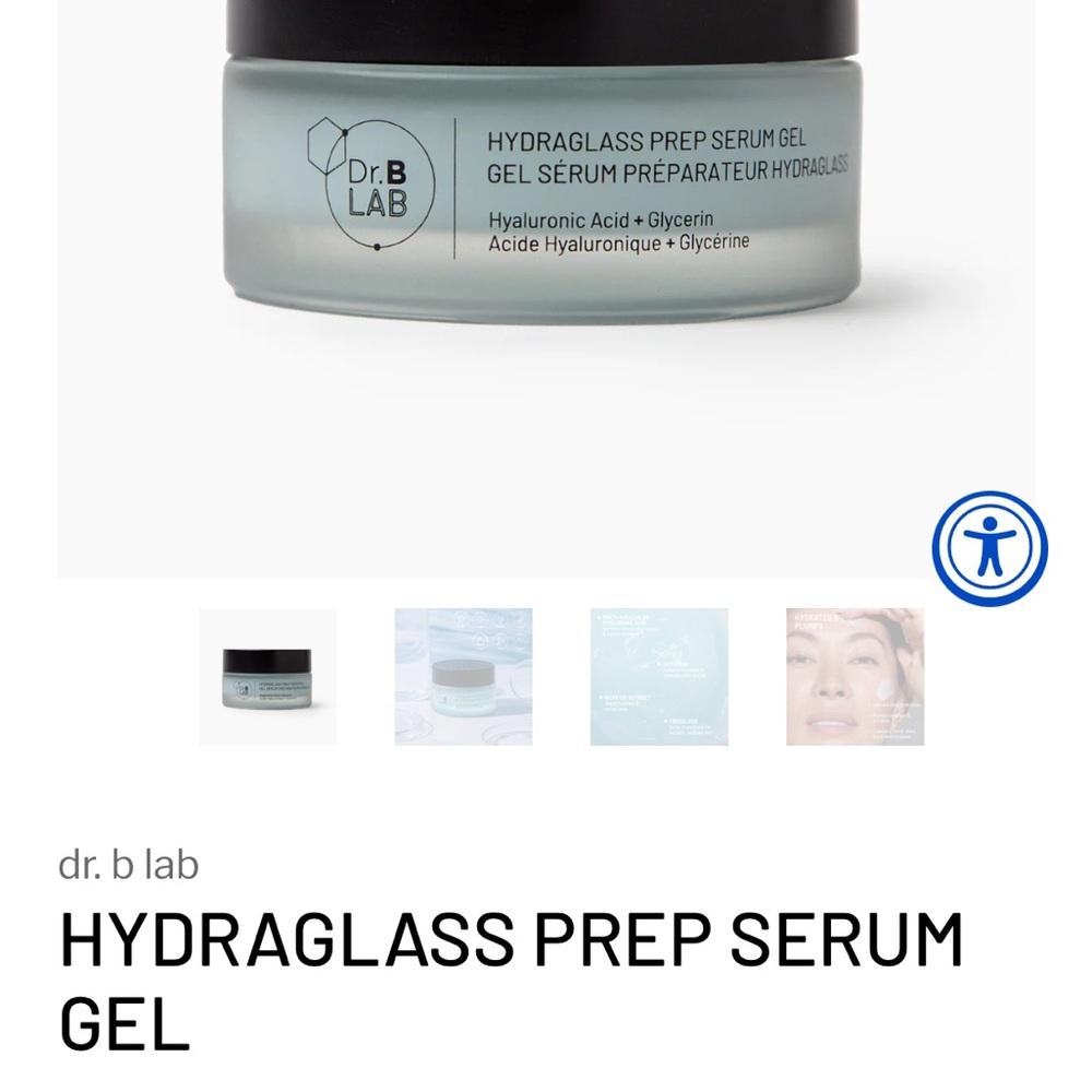 Brand new in Box by Dr. Brandt Hydraglass Prep Serum Gel - Black and Gray